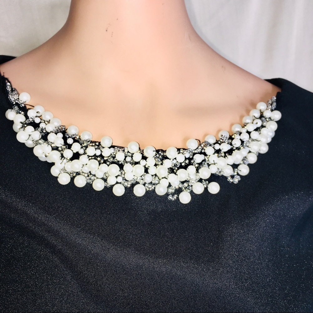 Womens Black Blingy Sheath Dress Plus Size Stretch - Picture 2 of 14